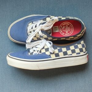 Vans blue checkerboard - US Open of Surfing 2017